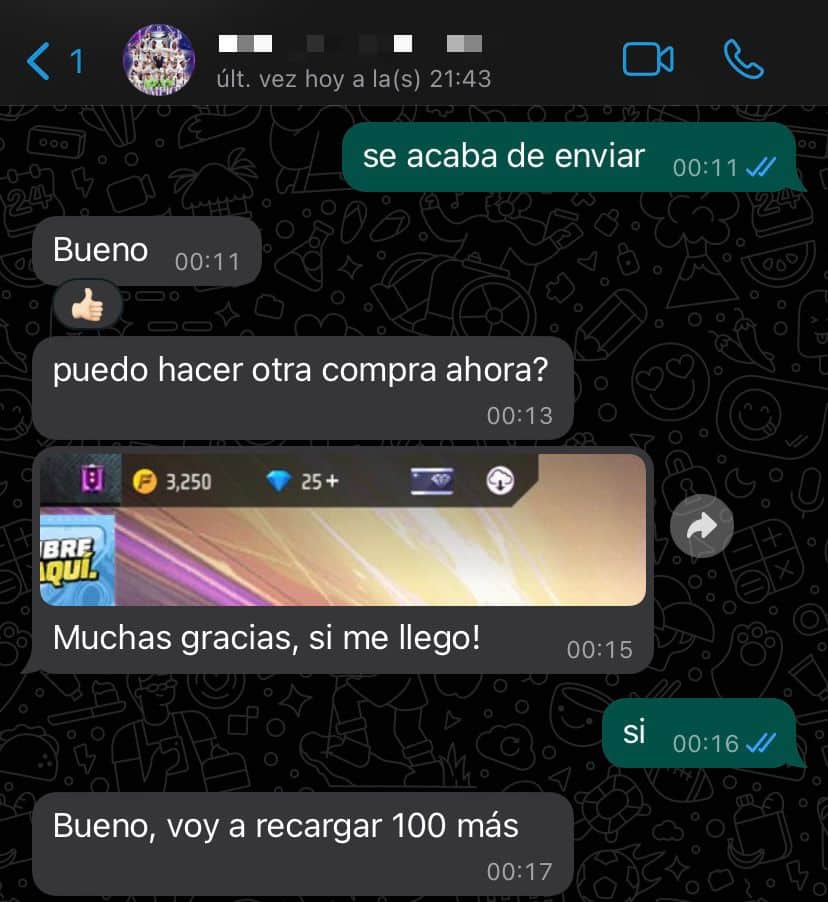 recargar diamantes free fire