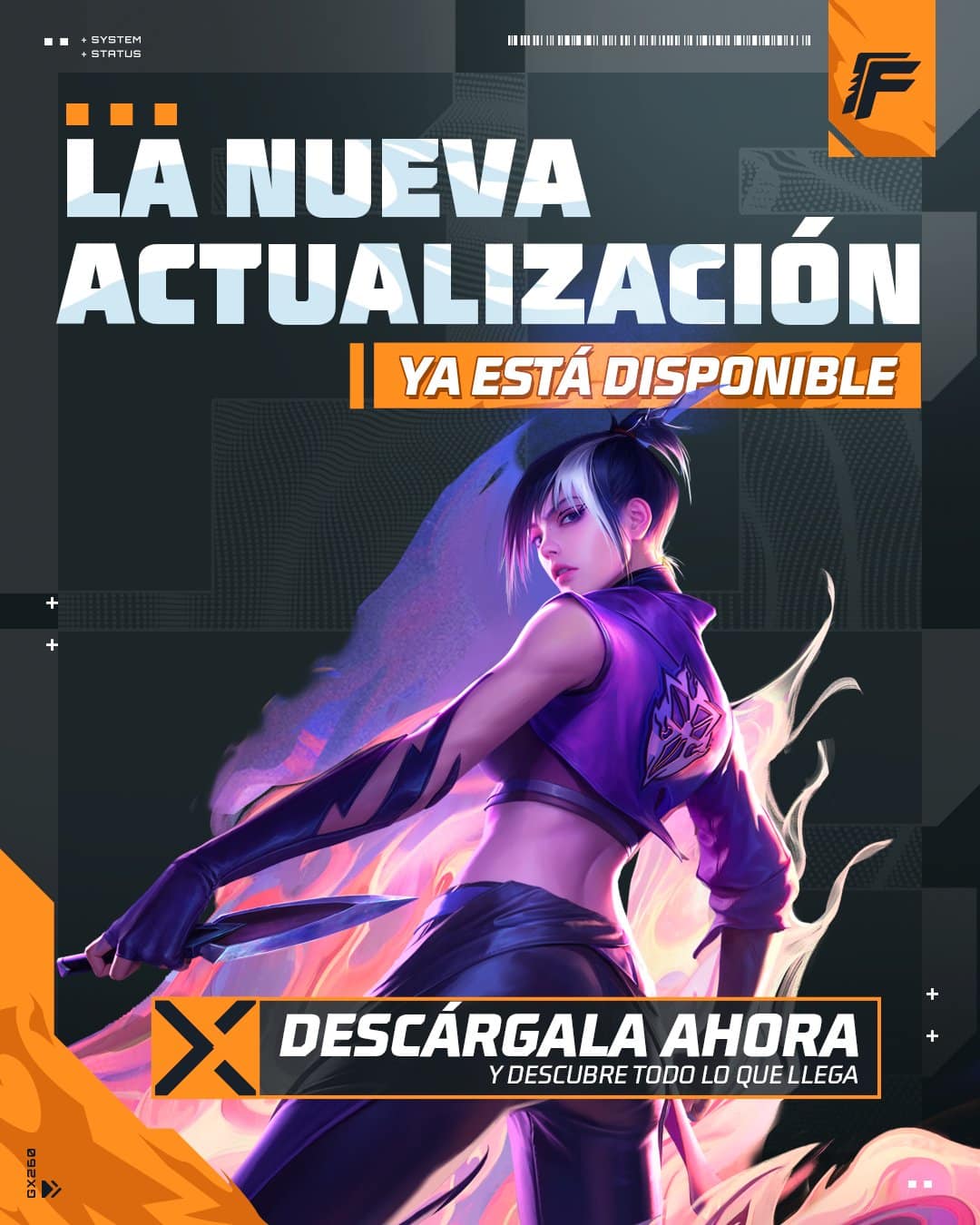 Actualización ninja disponible en Free Fire